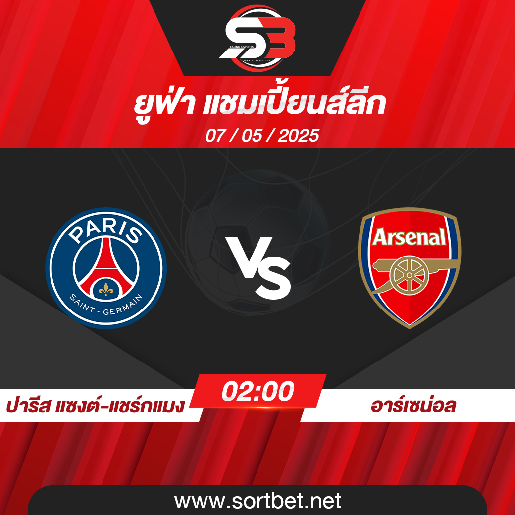 วิเคราะห์บอล ปารีส แซงต์-แชร์กแมง พบ อาร์เซน่อล
